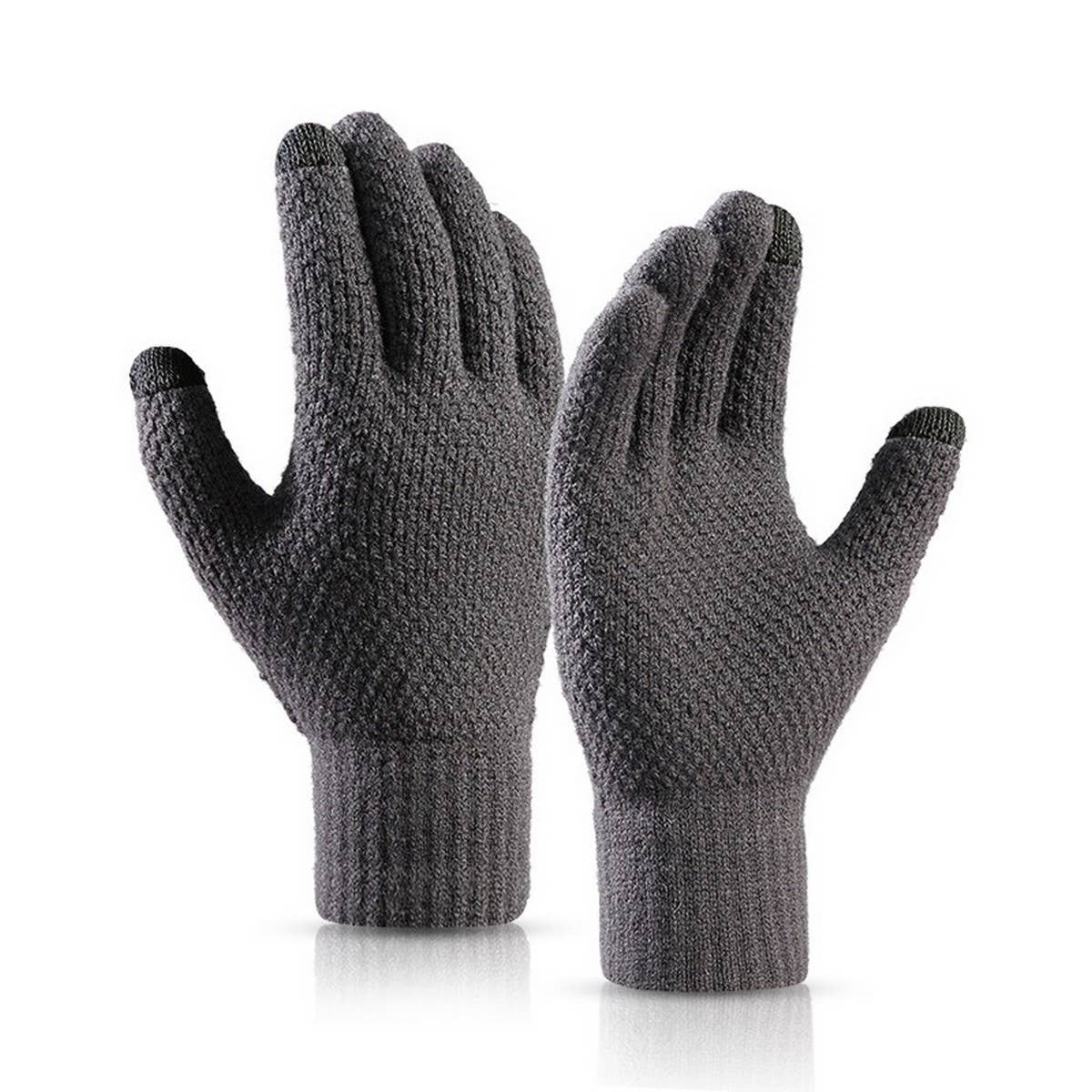 New Mens Cold-Proof Knitted Touchscreen Gloves_Cwag0395