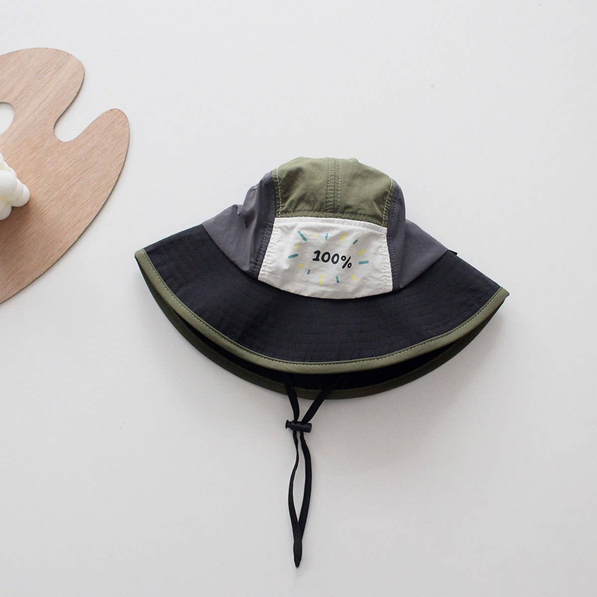 CHILDRENS FASHION CONTRAST COLOR BUCKET HAT_CWAH2877