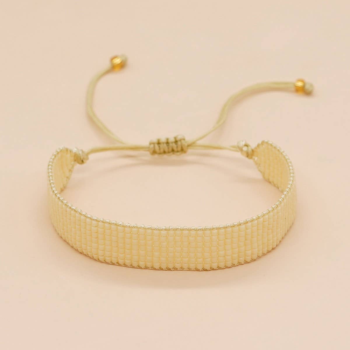 COLORFUL 3 ROW RICE BEAD BRAIDED BRACELET_CWMM3846