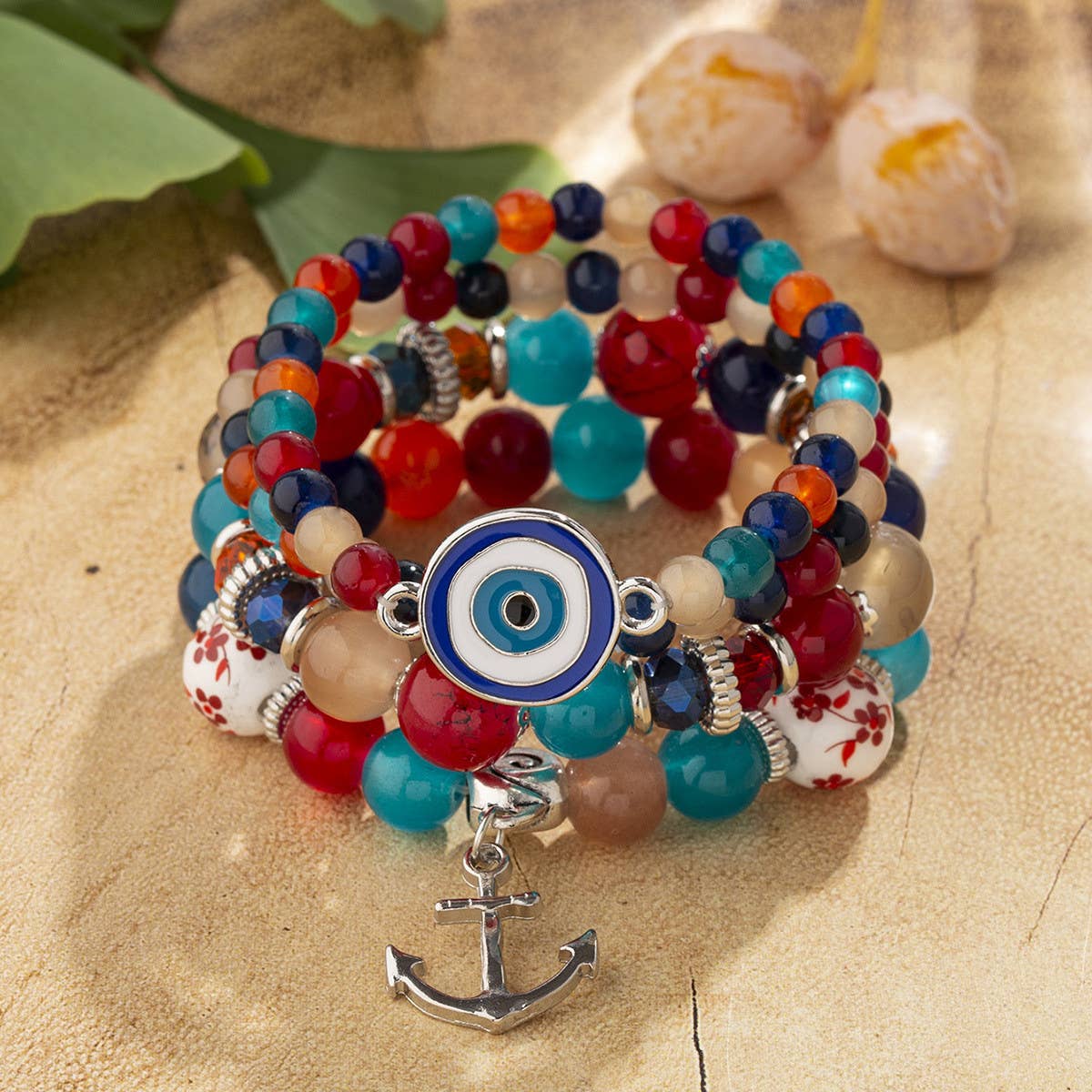 BEADED LAYERED BOHEMIAN BRACELET_CWAHA2480