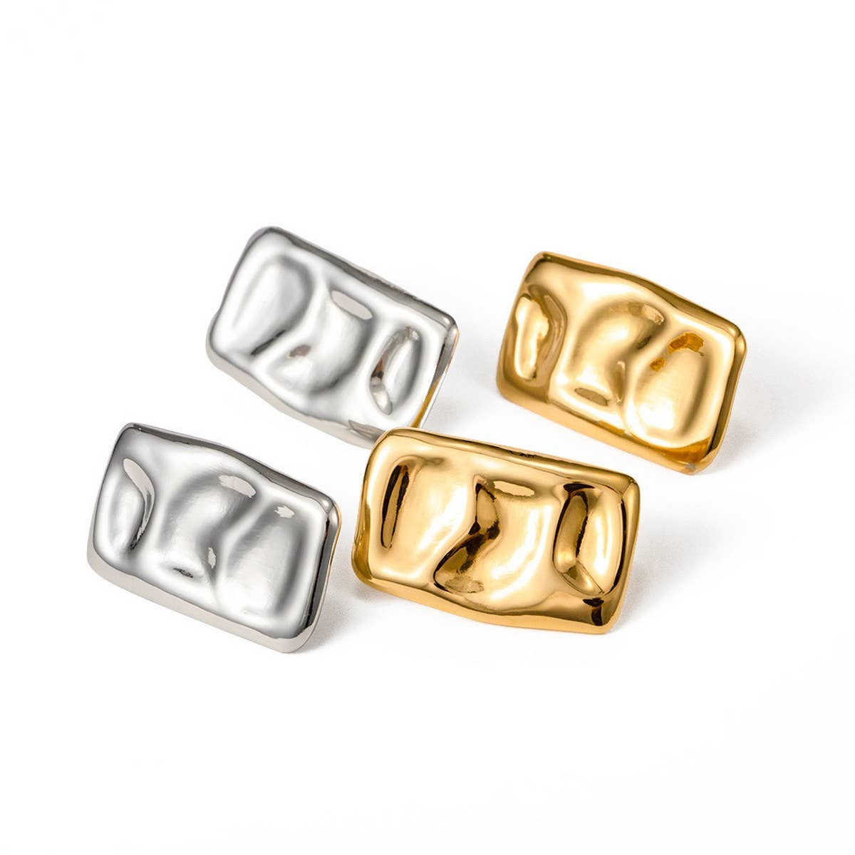 EXAGGERATED FASHIONABLE GEOMETRIC SQUARE EARRINGS_CWAJE1356