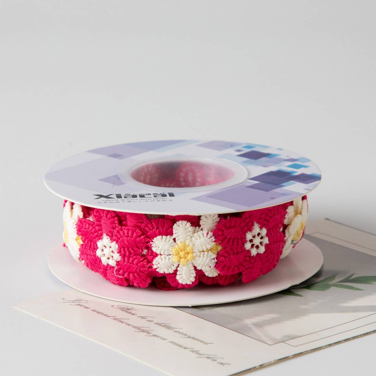 LACE EMBROIDERY FLOWER LACE DIY FABRIC RIBBON_CWMM5744