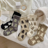 CUTE CARTOON THICK WARM BEAR SOCKS_CWMS0883
