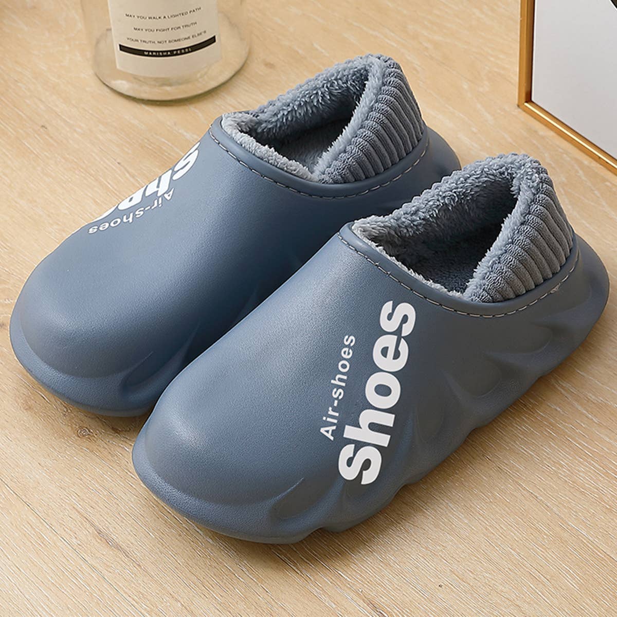 Winter Waterproof Cotton Slippers Warm House Shoes