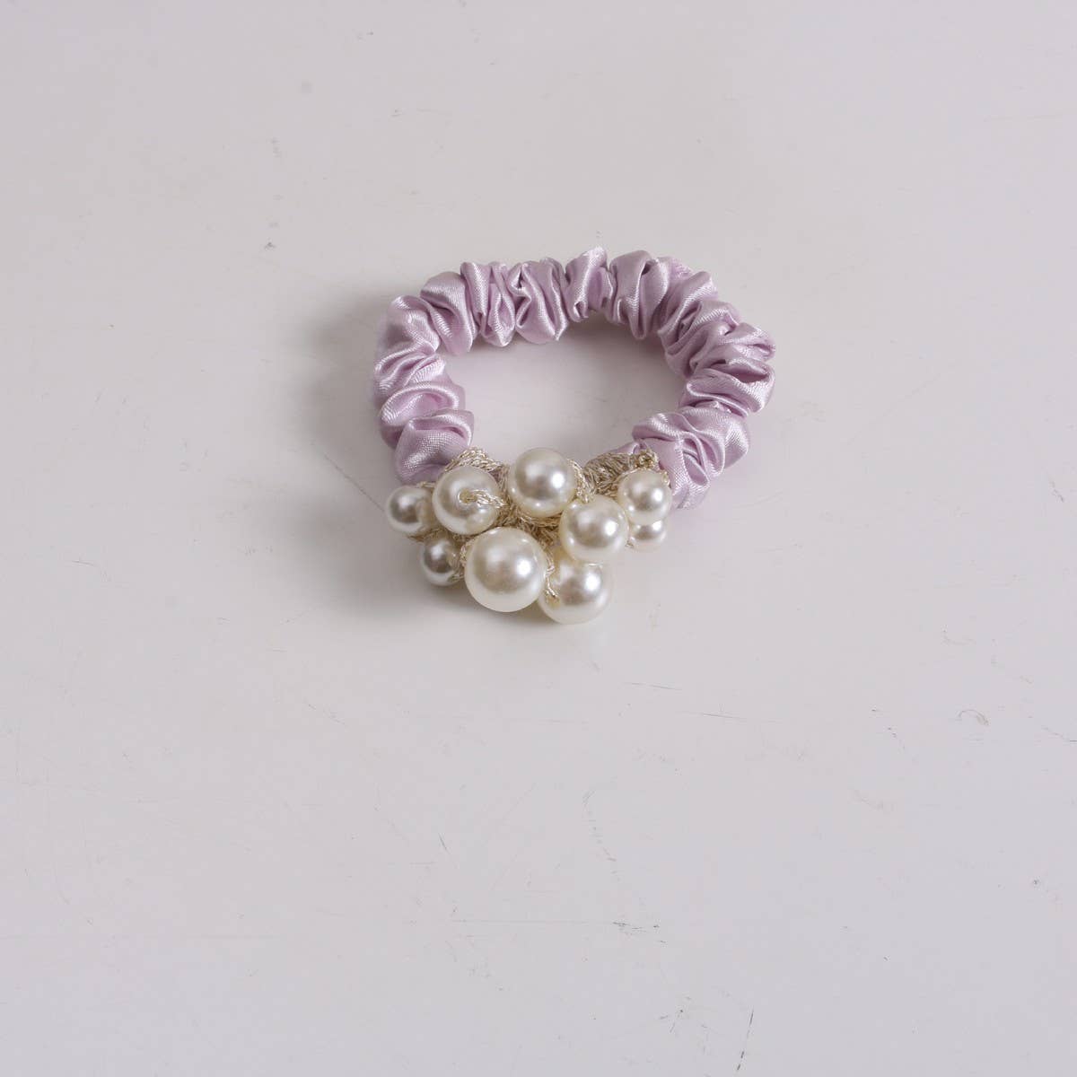 ELEGANT PEARL SCRUNCHIE SIMPLE CUTE NEW HAIR TIE_CWAHA6767