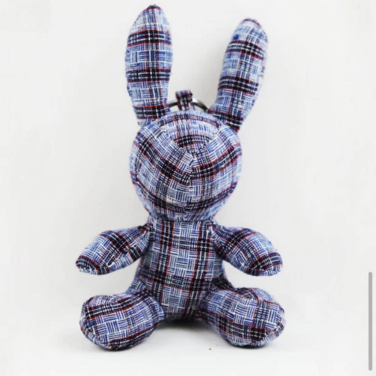 HANDCRAFTED INDIGO DYED COTTON ANIMAL DOLL_CWMM6014