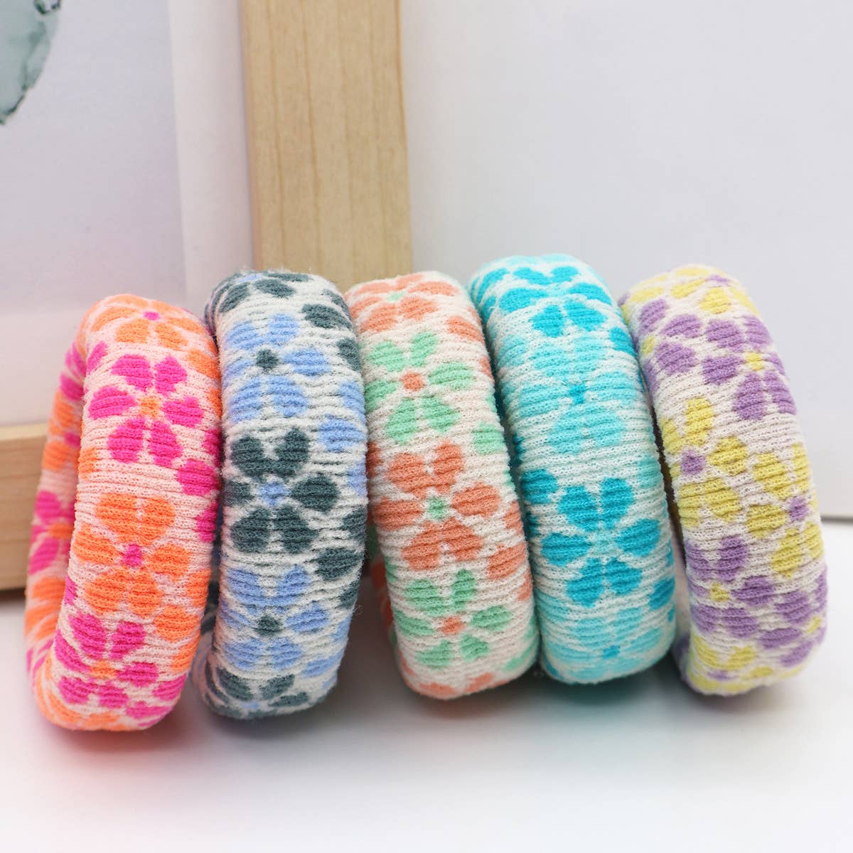 FASHION WIDENED HAIR TIES5PCS BOX_CWAHA0504