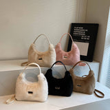 Winter Faux Mink Fur Single Shoulder Plush Bag_Cwab3946