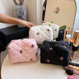 NEW ARRIVAL BOWKNOT HAND HELD COSMETIC BAG_CWAB4370