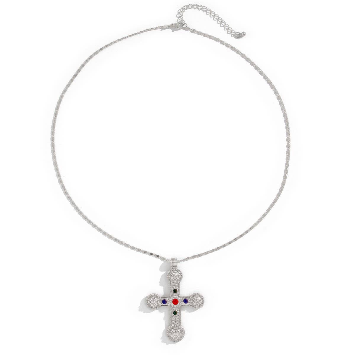 PEARL CROSS PERSONALIZED ALL MATCH NECKLACE_CWMM3128