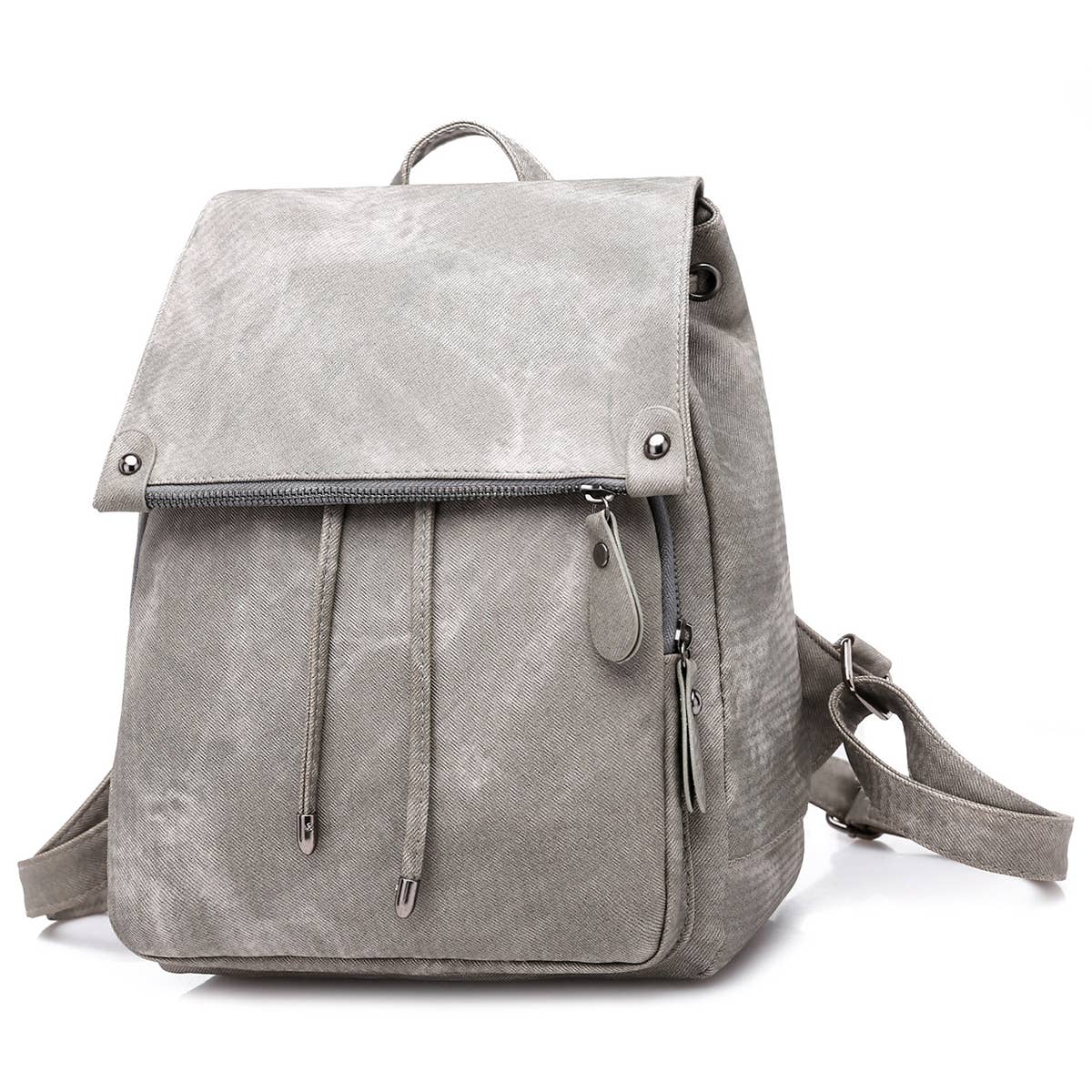 PU LEATHER BACKPACK CANDY COLOR FOR WOMEN HANDBAG_CWAB0741