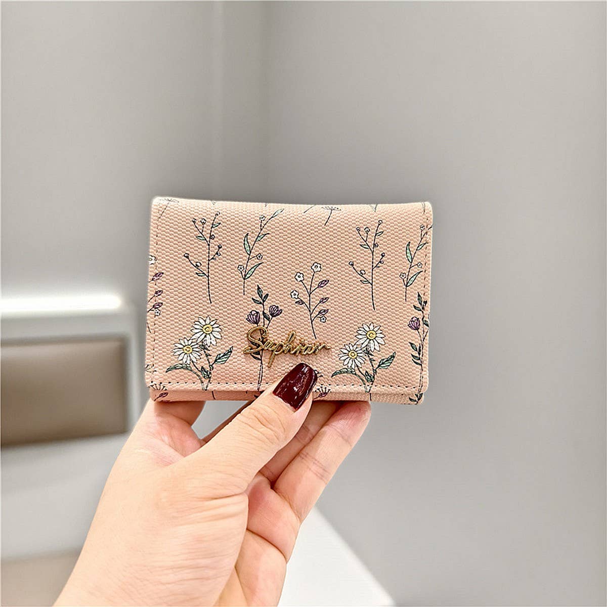 2024 NEW PRINTED FLORAL SHORT MINI WALLET_CWAB2548