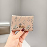 2024 NEW PRINTED FLORAL SHORT MINI WALLET_CWAB2548