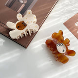 CUTE BEAR ACETATE HAIR CLAW CLIP FOR GIRLS_CWAHA5956