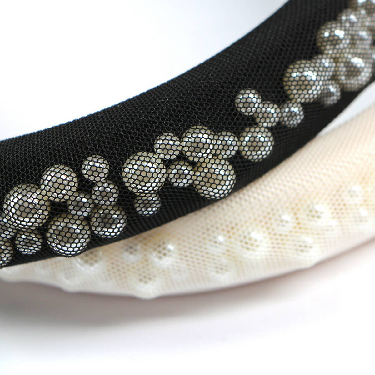RETRO PEARL MESH HEADBAND_CWAHA0978
