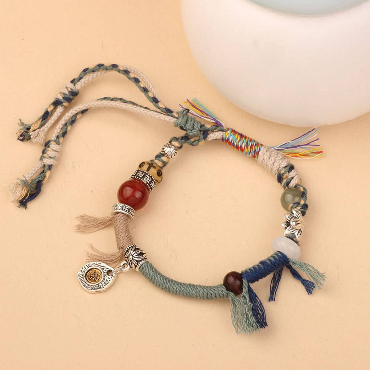 COUPLES RETRO BRAIDED ADJUSTABLE BRACELET_CWAJE3968