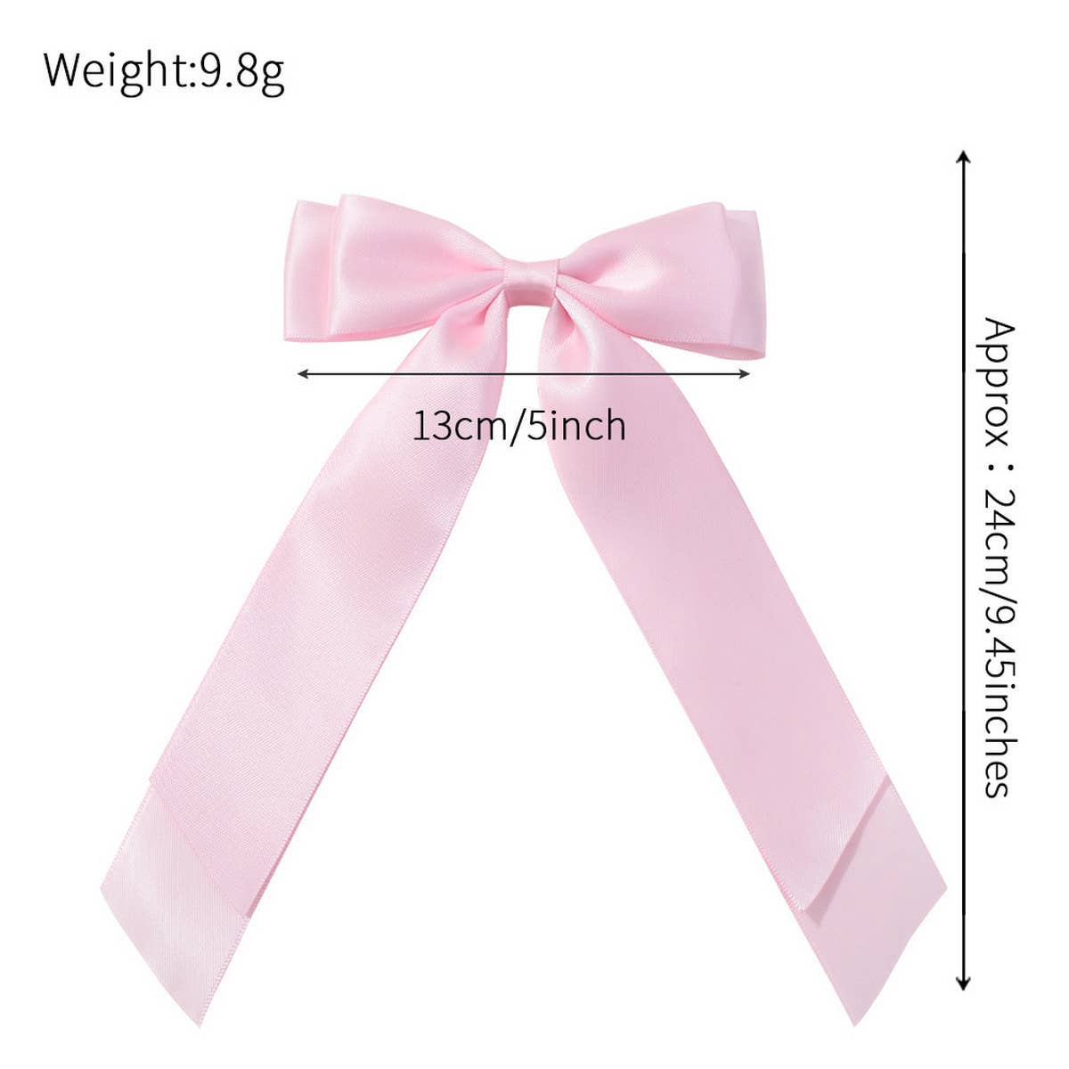 CHILDRENS CANDY COLOR RIBBON BOW HAIRPIN_CWAHA2344