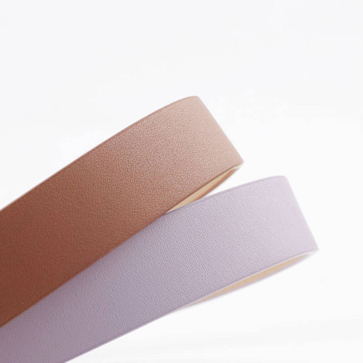 W 0.91"Pearl Buckle Slender Belt For Dresses_Cwabe0197