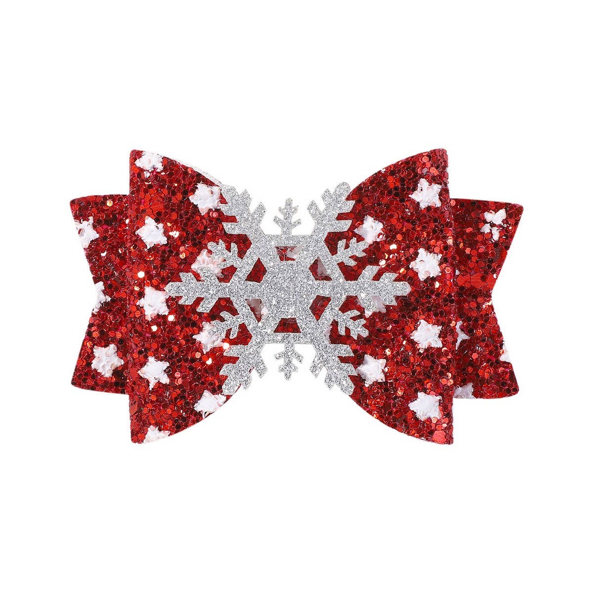 CHRISTMAS ANTLER BOW CLIP FOR KIDS PARTY_CWAHA6692