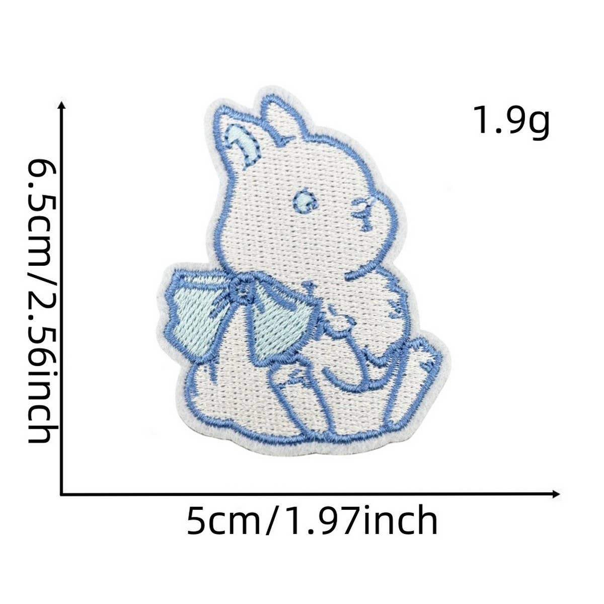 BLUE SERIES CUTE CARTOON EMBROIDERED CLOTH PATCH_CWMM4063