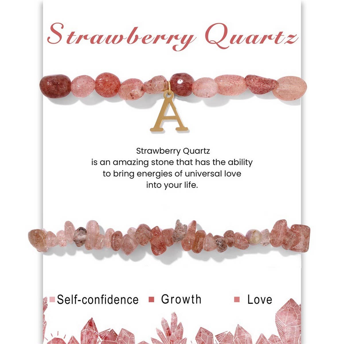 26 LETTERS IRREGULAR PENDANT BRACELET_CWAJE2105