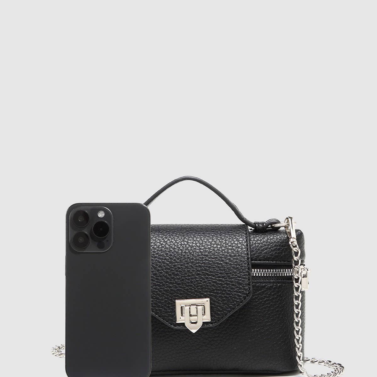 LITCHI TEXTURE BOXY CROSSBODY HANDBAG_CWAB5715