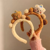CARTOON BEAR DOLL CUTE HEADBAND_CWAHA2847