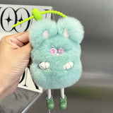 CUTE PLUSH BUNNY CAR KEYCHAIN BAG PENDANT_CWMM2534