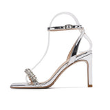 SQUARE HEAD RHINESTONE HIGH HEELS SANDALS_CWSHH0020
