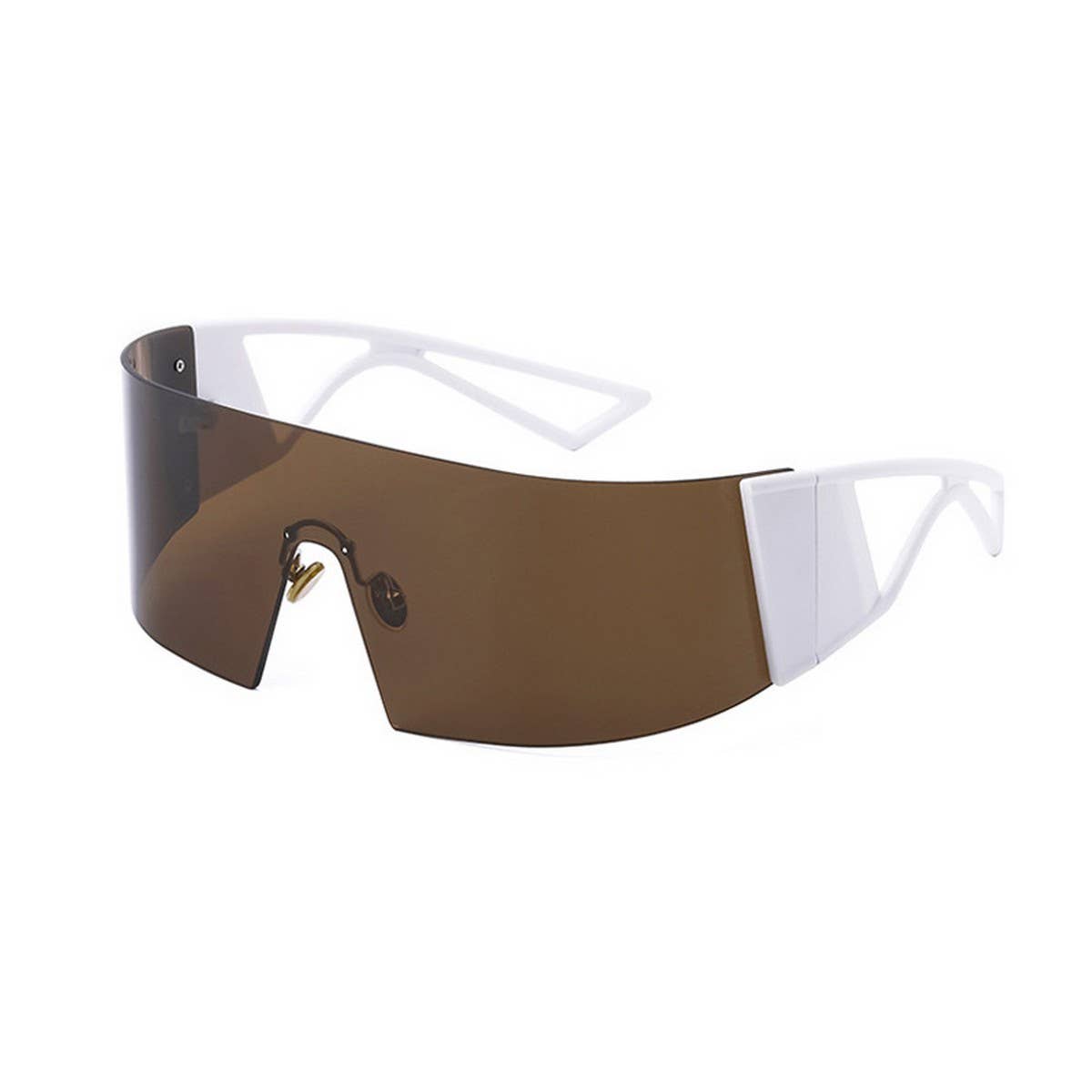 ONE LENS SUNGLASSES LARGE FRAME SPORTS SUNGLASSES_CWASG0582