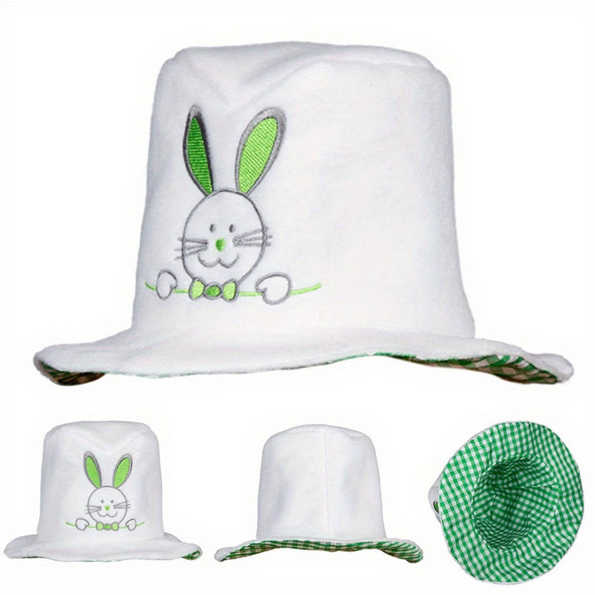 EASTER VELVET RABBIT EARS BUNNY DECORATIVE HAT_CWAH2977
