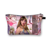 STYLISH PATTERNED WATERPROOF LINEN COSMETIC BAG_CWAB2257