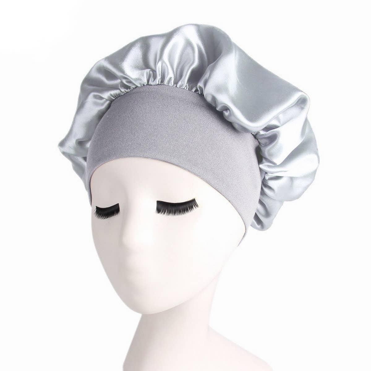 NEW WIDE BRIMMED NIGHTCAP WITH HEADBAND_CWAH1486
