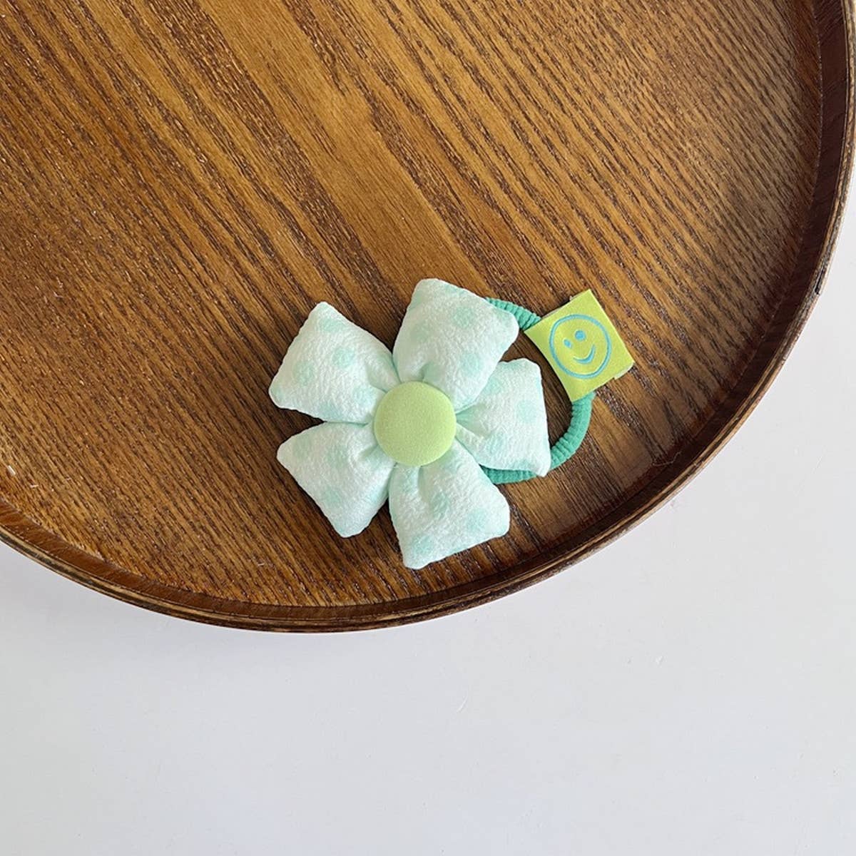 CHILDRENS MACARON FLOWER HAIR TIE_CWAHA1861