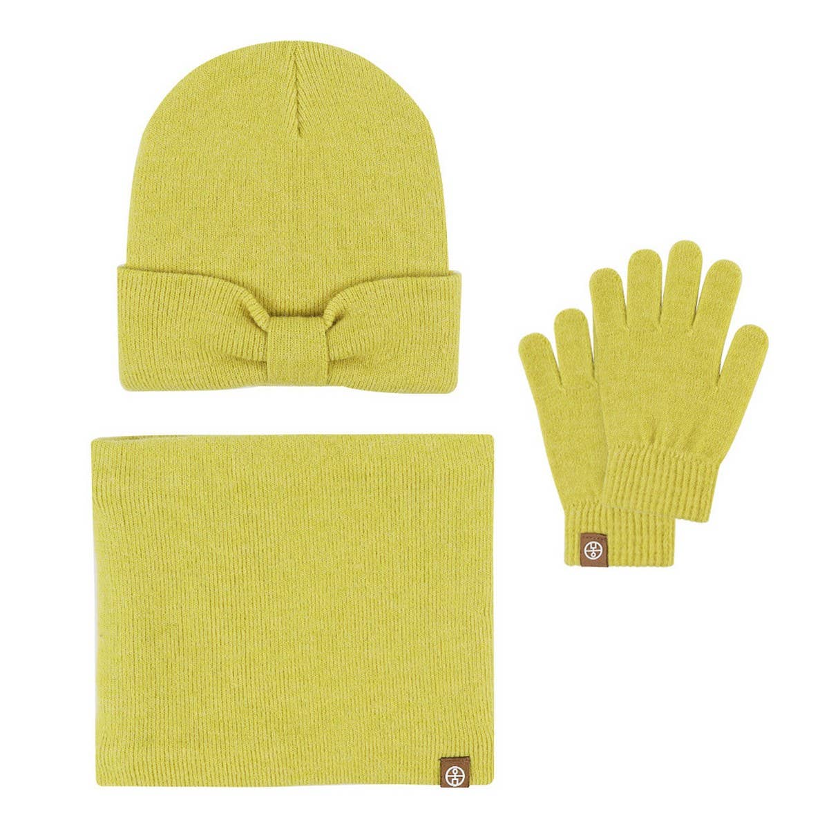 AUTUMN AND WINTER BOW CHILDRENS THREE PIECE SUIT_CWMM2780