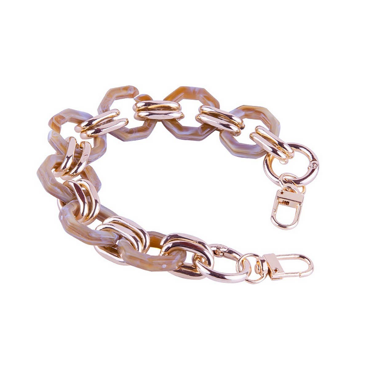 12IN ACRYLIC CHAIN HANDLE STRAP BAGS STRAP_CWMM5100