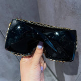 RETRO FUTURISTIC METAL PUNK SUNGLASSES_CWASG0807