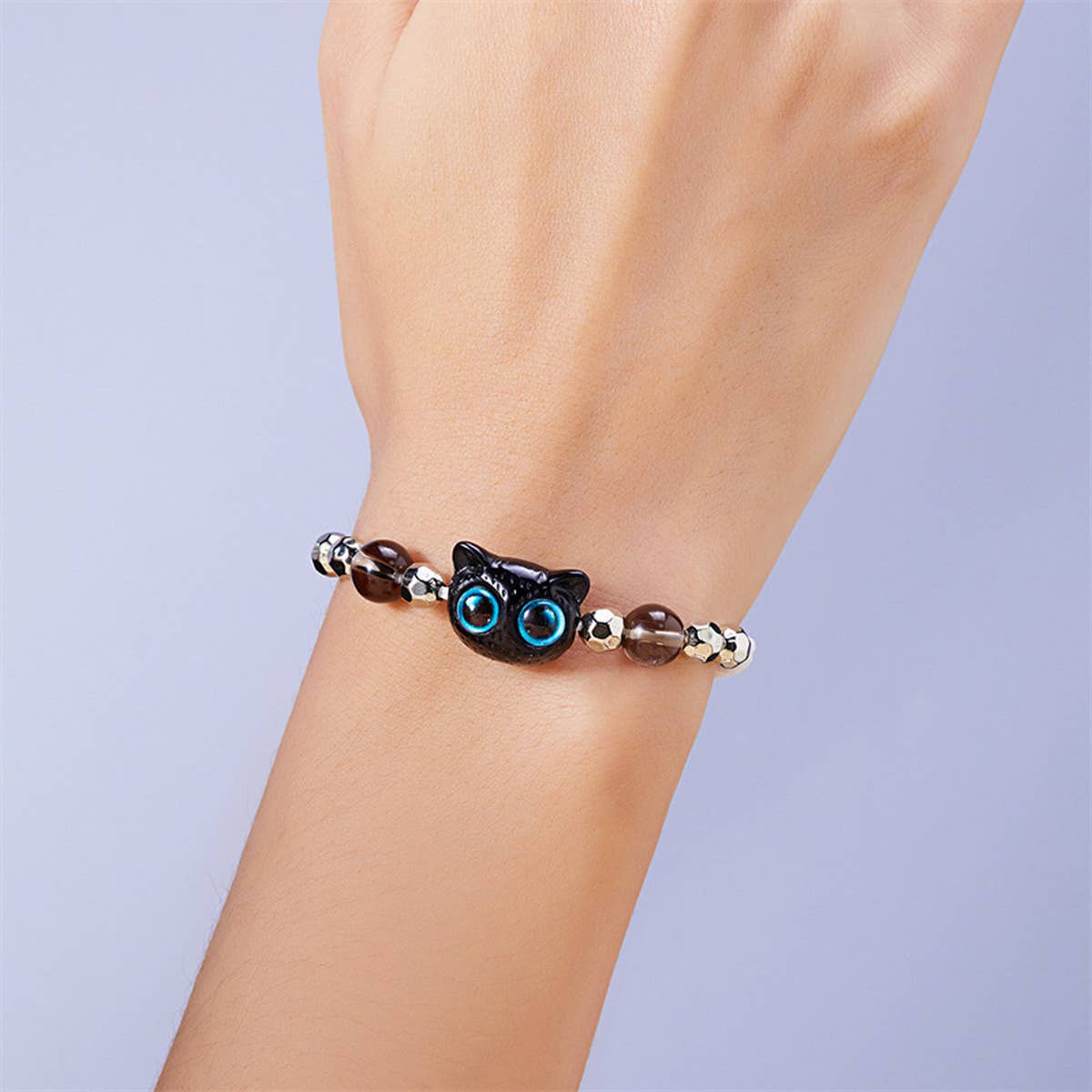 2024 NEW BRAIDED BLACK CAT BRACELET_CWAJE2428