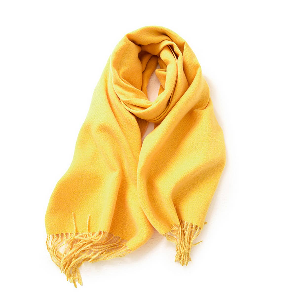 FASHION SCARF SOFT FAUX CASHMERE WITH TASSELS_CWASC0174