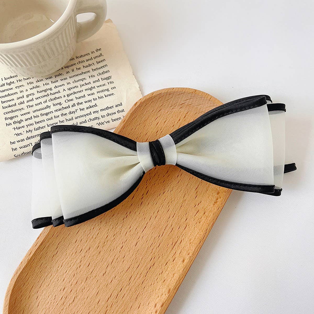 SIMPLE DIAMOND TASSEL BOW HAIRPINS_CWAHA1202