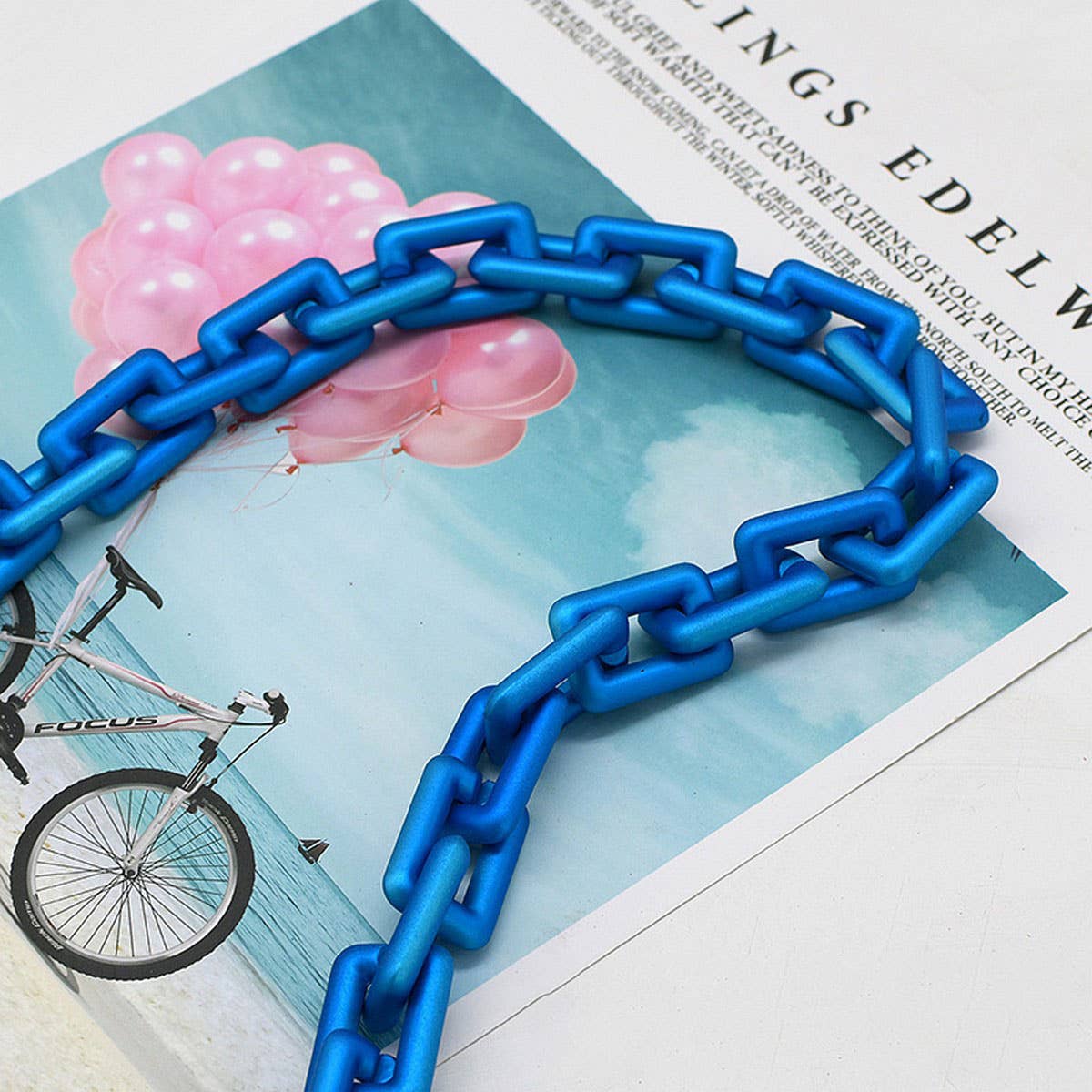 SPRAY PAINTED WOMENS BAG CHAIN BAG STRAP_CWMM5092