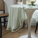 FOREST STYLE PASTORAL CROCHET COVER DINING TABLE_CWMM0965