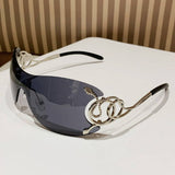 Y2K Style Cobra Integrated Large Frame Sunglasses_Cwasg0347