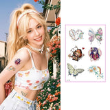 GOLD FOIL TATTOO STICKERS FOR GIRLS CHIC CLASSY_CWMM8366