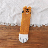 Warm Fleece Cartoon Mid-Calf Socks_Cwms0973