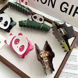 PANDA ACETATE HAIR CLAW CUTE CHINESE STYLE CLIP_CWAHA5750