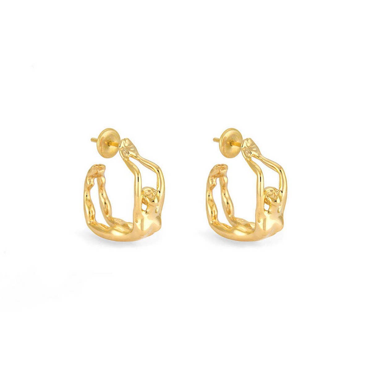 FASHIONABLE SIMPLE HIGH GRADE IRREGULAR EARRINGS_CWAJE5057