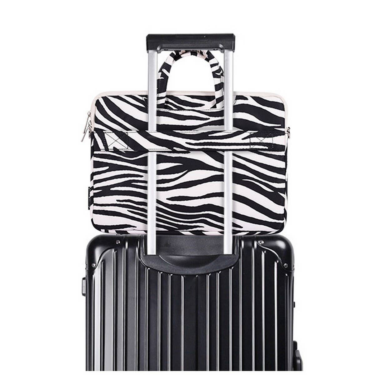 Zebra Print Laptop Bag Tablet Case_Cwab3322