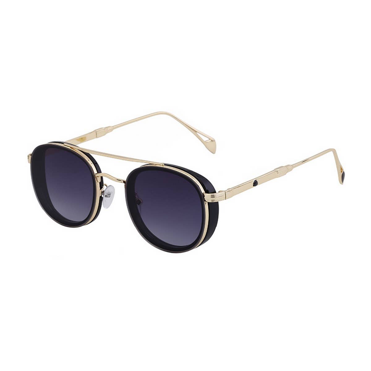 RETRO OVAL FRAME SIDE BAG SMALL FRAME SUNGLASSES_CWASG0708