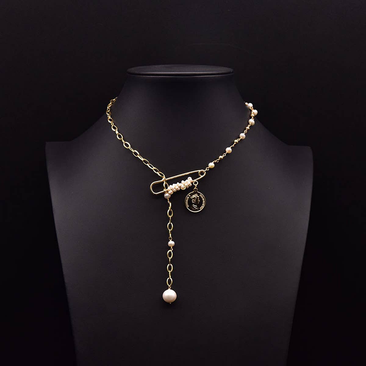 NEW VINTAGE NATURAL PEARL NECKLACE FOR WOMEN_CWAJE3839